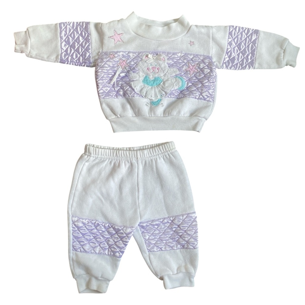 Vintage 90s Little Miracles Ballet Matching Sweat Set